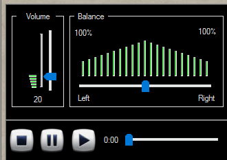 Example Image Of The Volume Controls