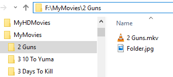 MyMovie Folder Example